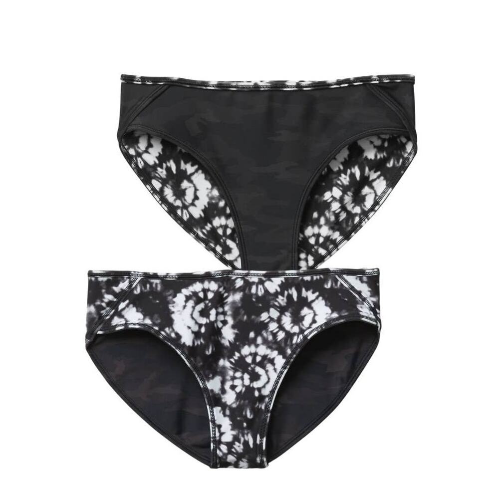 NWT Athleta Girl Reversible Bikini Bottom - LARGE / 12 - Camo Tie Dye - LARGE 12